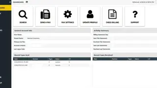 Nextiva vFax screenshot