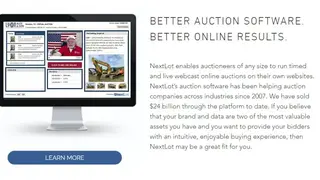 NextLot Auction screenshot