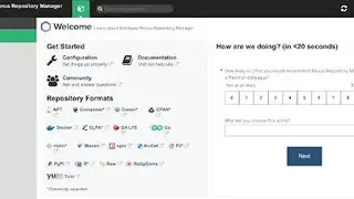 Nexus Repository Manager screenshot