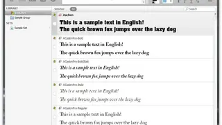 NexusFont screenshot