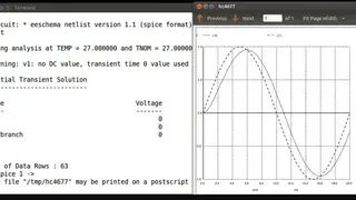 Ngspice screenshot