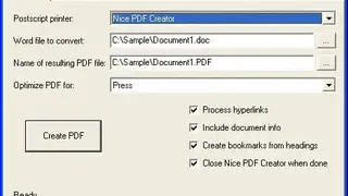 Nice PDF Creator screenshot