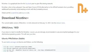 Nicotine+ screenshot