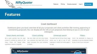 NiftyQuoter screenshot