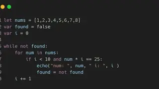 Nim (programming language) screenshot