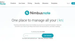 Nimbus Notes screenshot