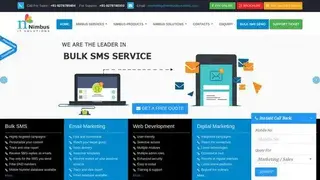 nimbusIT API SMS Service screenshot