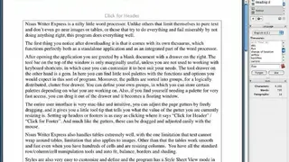 NisusWriter screenshot