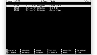 Nmail screenshot