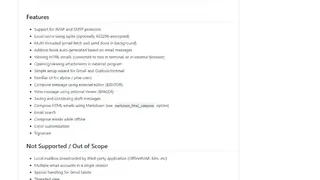 Nmail screenshot