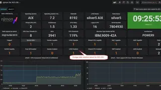 Nmon Nigels Performance Monitor screenshot