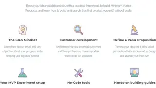 No-Code MVP screenshot