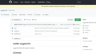 Node.io by SugarCRM screenshot