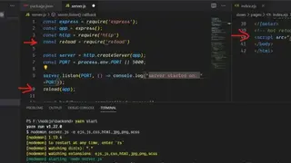 Nodemon screenshot