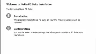 Nokia PC Suite screenshot