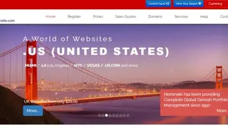 Nominate Domains screenshot