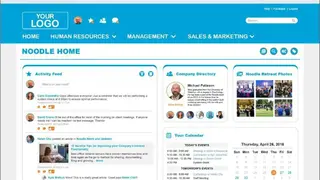 Noodle Intranet screenshot