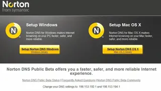 Norton ConnectSafe screenshot