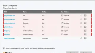 Norton Power Eraser screenshot