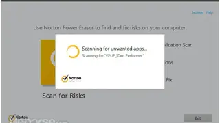 Norton Power Eraser screenshot