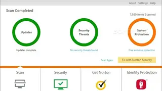 Norton Security Scan screenshot