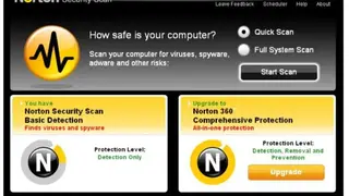 Norton Security Scan screenshot