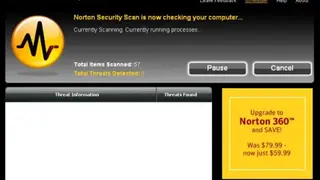 Norton Security Scan screenshot
