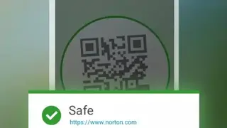 Norton Snap QR code reader screenshot