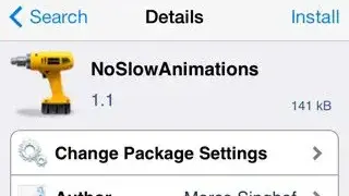 NoSlowAnimations screenshot