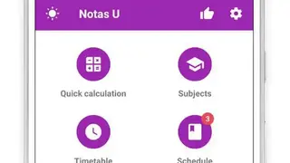 Notas U screenshot
