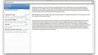 Notational Velocity screenshot