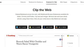 Notebook for Web screenshot