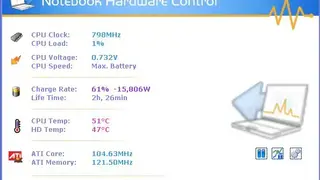 Notebook Hardware Control screenshot