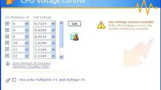 Notebook Hardware Control screenshot