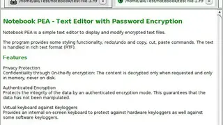 Notebook PEA screenshot