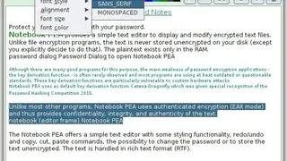 Notebook PEA screenshot