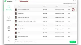 NoteBurner iTunes DRM Audio Converter screenshot