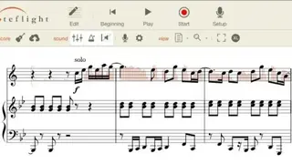 Noteflight screenshot