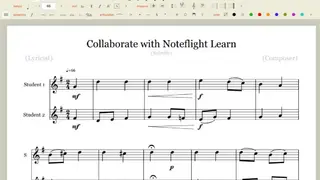 Noteflight screenshot