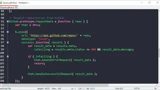 Notepad++ screenshot
