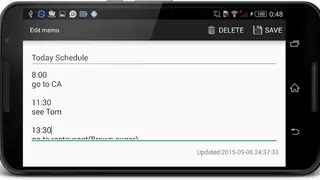Notes screenshot