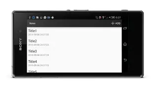 Notes screenshot