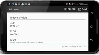 Notes screenshot