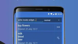 Notes Widget Reminder screenshot