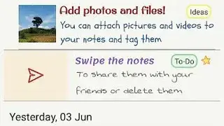 Notes with pictures screenshot