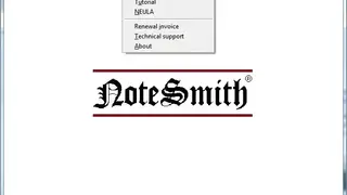 NoteSmith screenshot