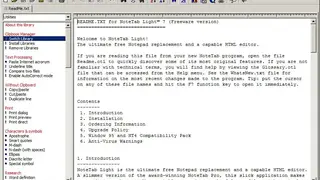 NoteTab screenshot