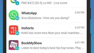 Notification History Log screenshot