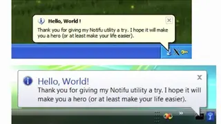 Notifu screenshot