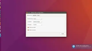 Notify OSD screenshot